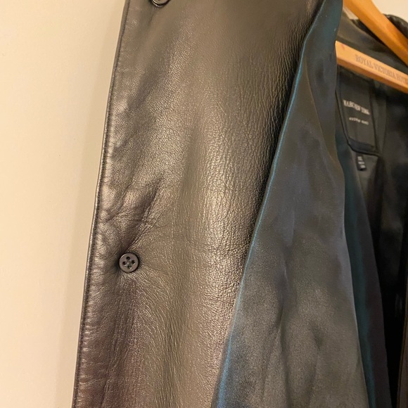 NWT. Andrew Marc men’s XXL coat. Vintage 1990s. Beautiful black calfskin. - Picture 7 of 14